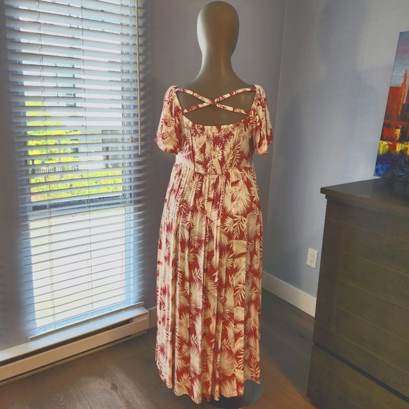 Maxi Challis Boat Neck Smocked Dress - Picture 8 of 11